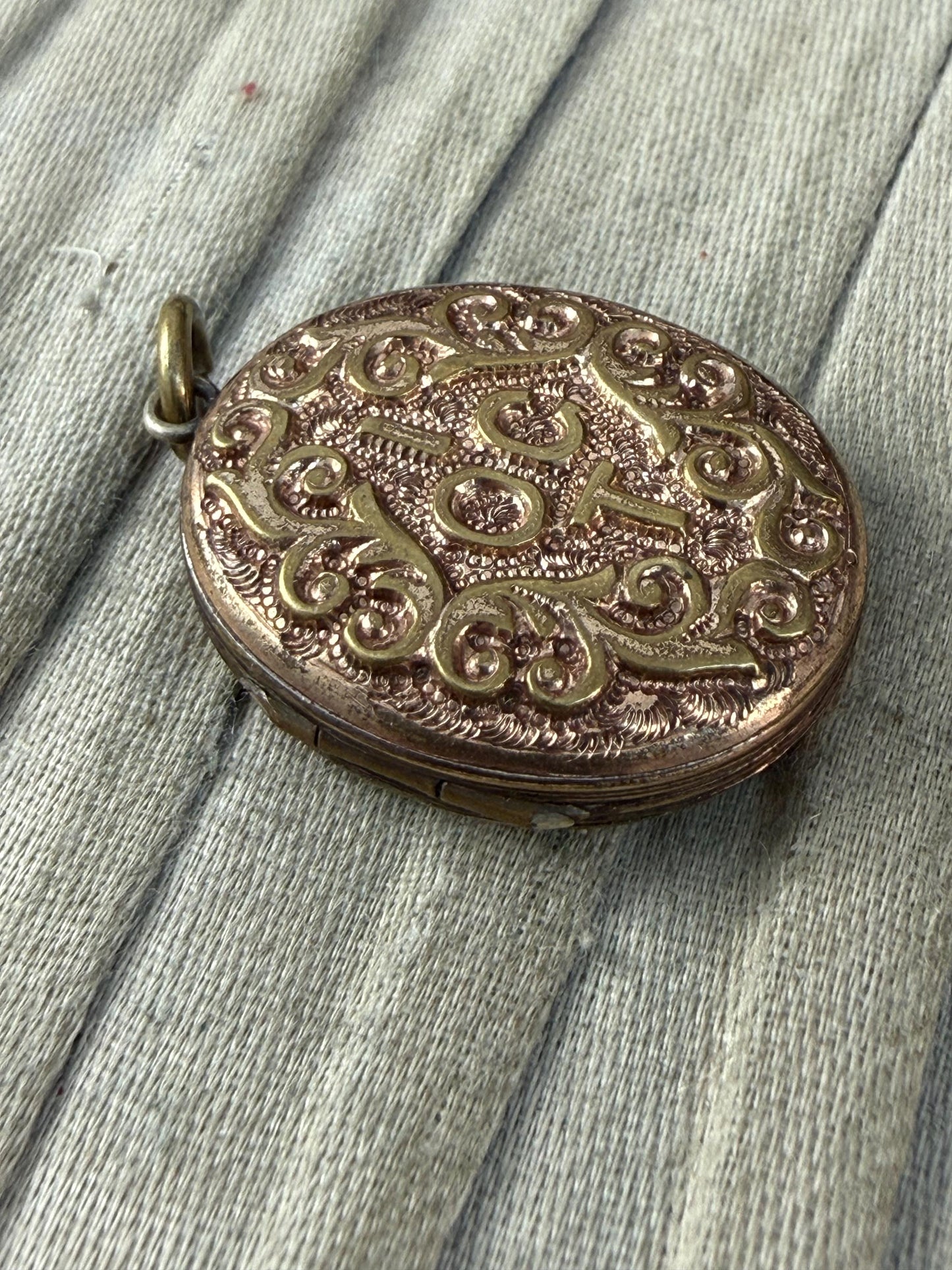 Antique Victorian IOGT Templar Locket Pendant