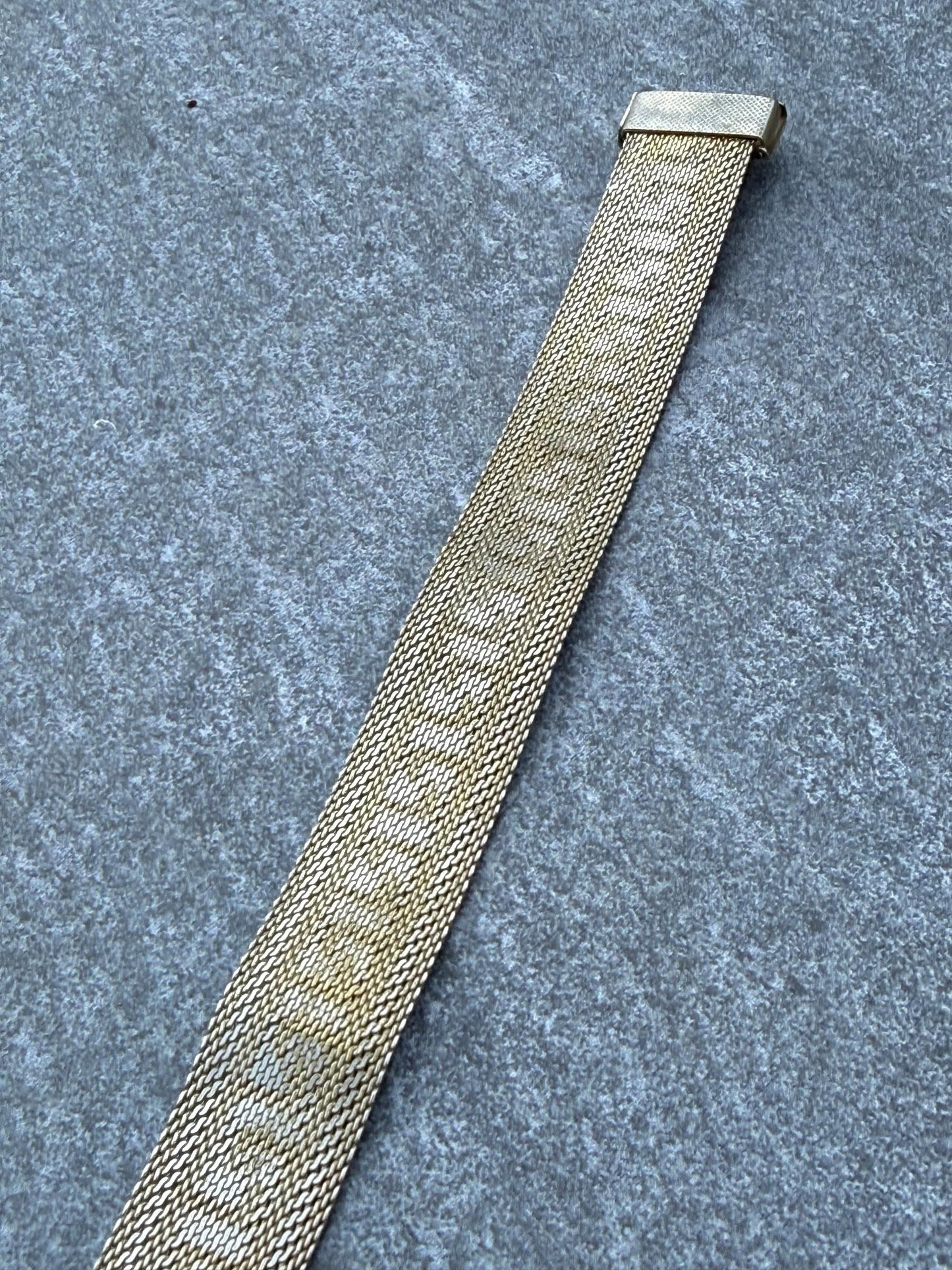 Vintage 1970s Greek Key Tassel Bracelet