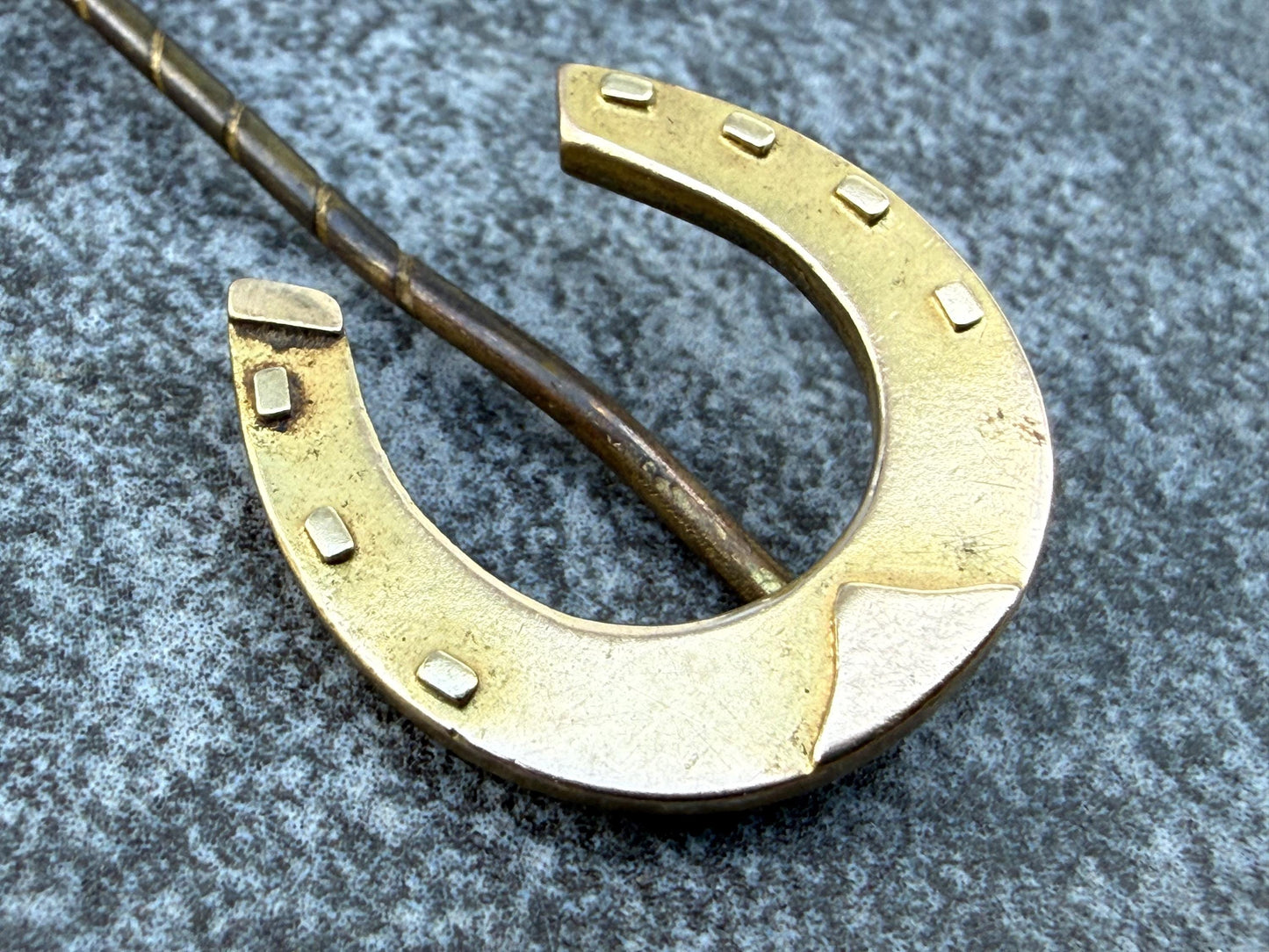 Antique Gilt Horseshoe Stick Pin