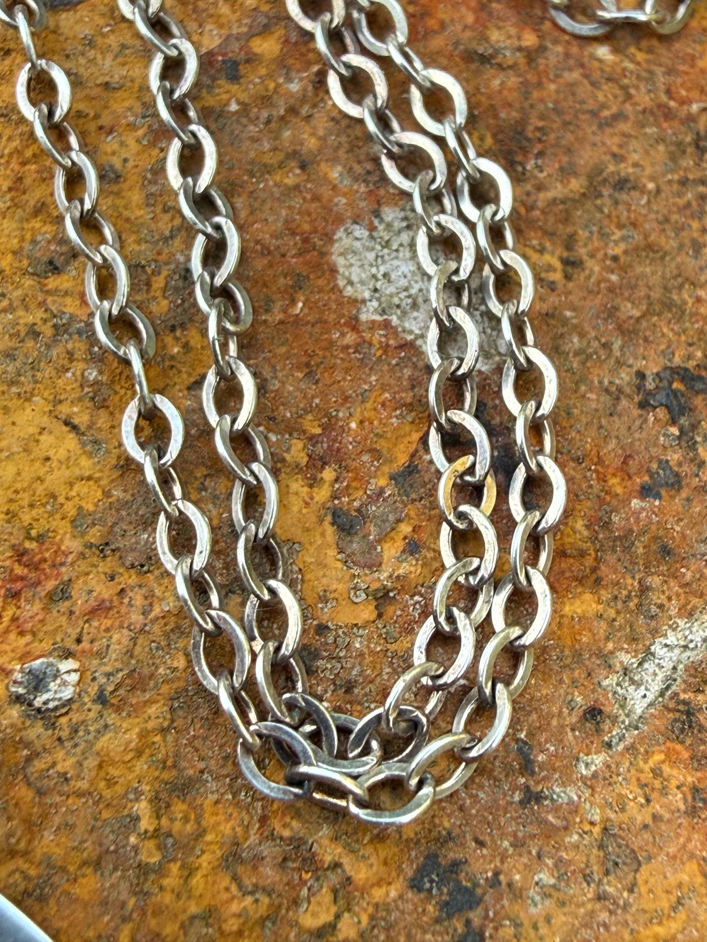 Vintage St Magnus Cross Sterling Silver Necklace