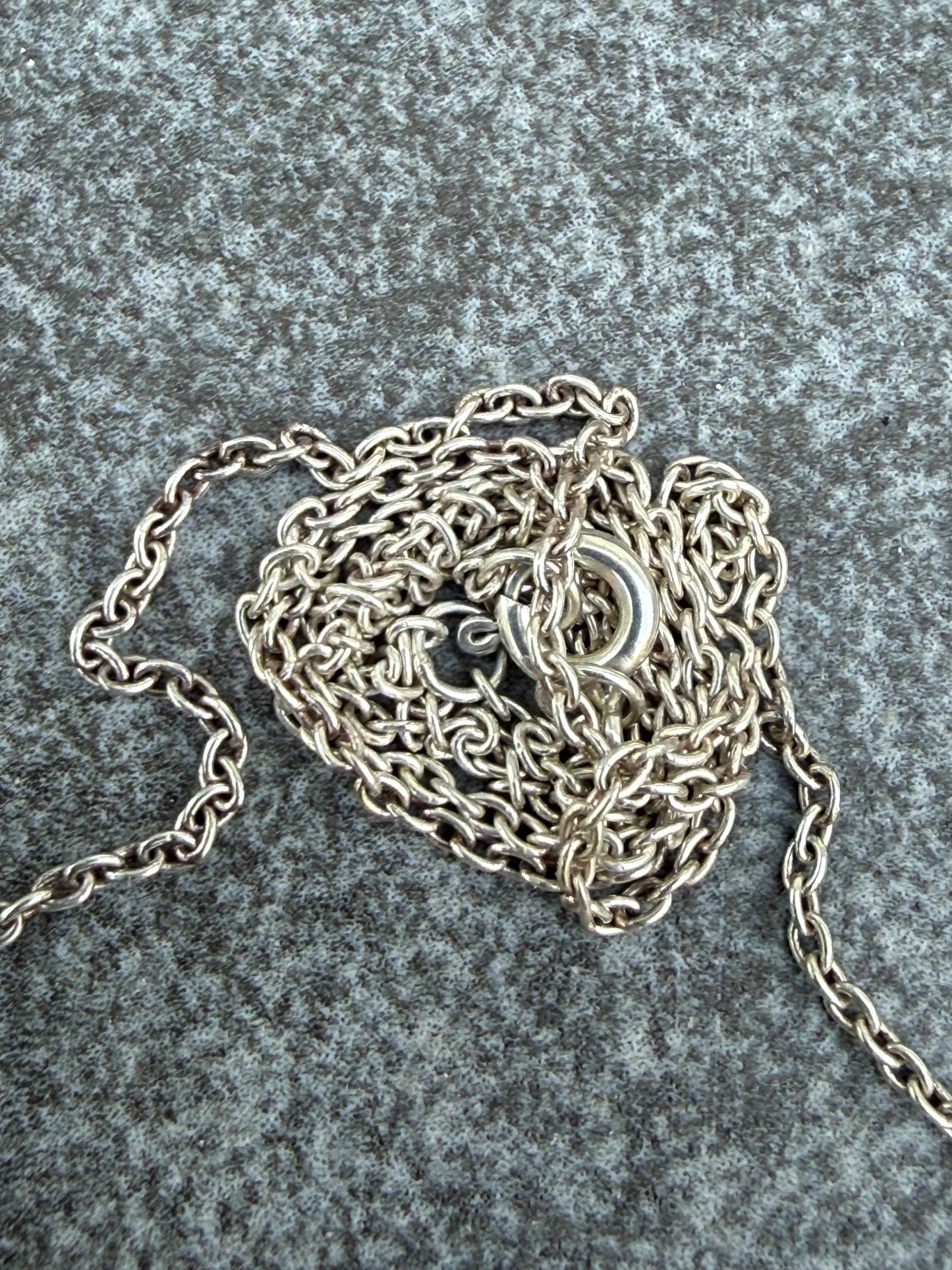 Vintage Kit Heath Sterling Silver Necklace, Mackintosh Rose