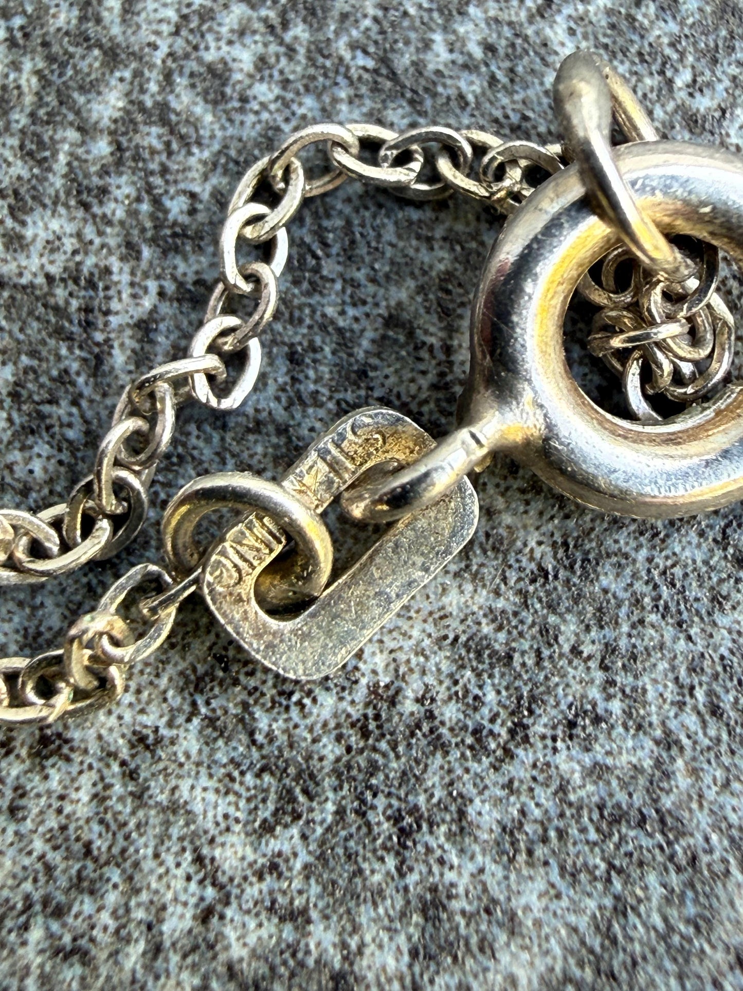 Art Nouveau Inspired Sterling Silver & Amethyst Necklace