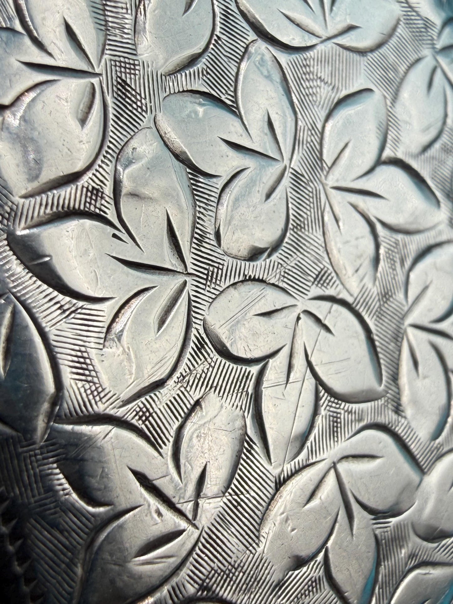 Antique Solid Silver Vesta Case, Hallmarked 1900