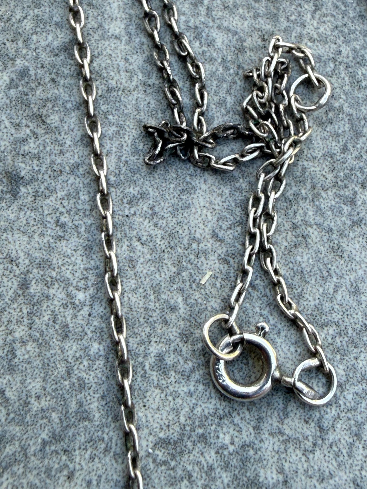 Vintage Celtic Knot Sterling Silver Necklace